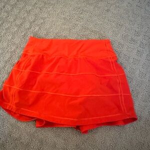 Vibrant Red Skort Lululemon